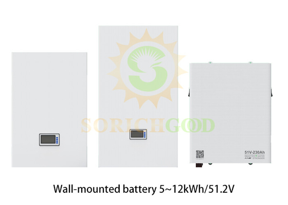 5120Wh 10240Wh 11776Wh Solar Energy Storage With LFP Technology DWB Wall Mounted Battery