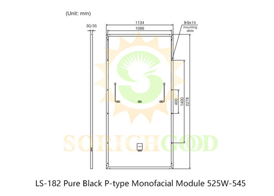 525W Powerful Stylish Monocrystalline Silicon Panels For Residential And Commercial
