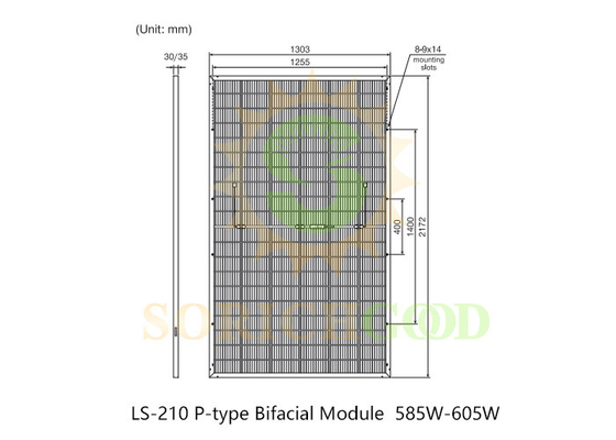 585W Monocrystalline Silicon Panels For Commercial And Utility Scale Projects