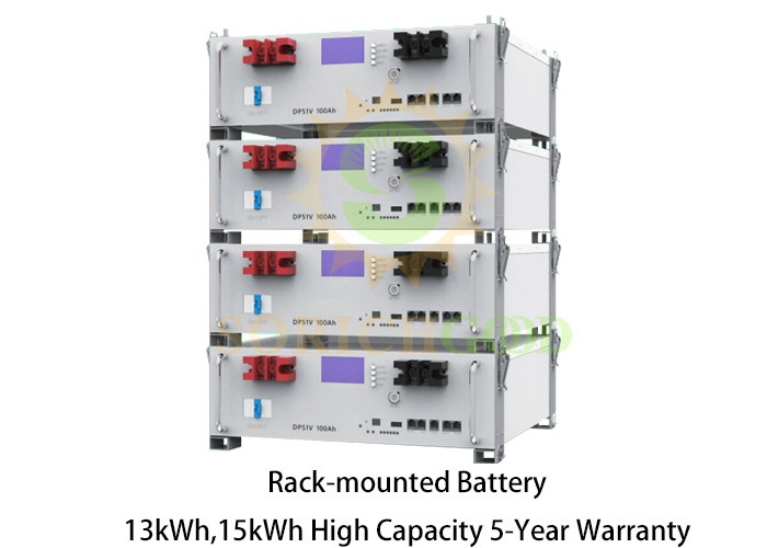 13kWh 15kWh DB Rack Mounted Battery Series Li Ion Storage For Industrial Environments