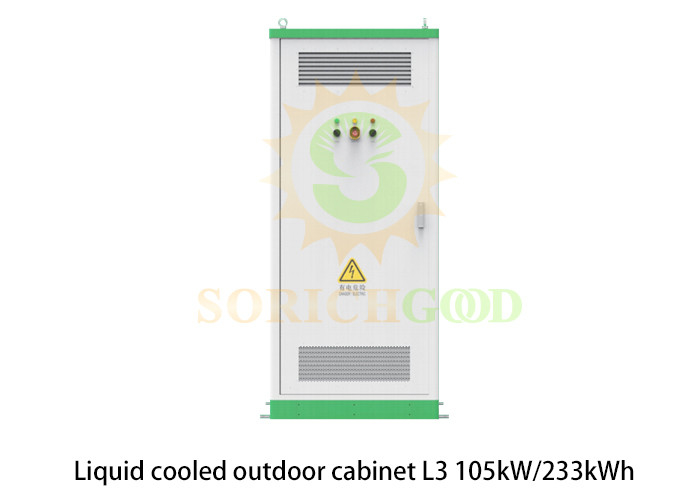 105kWh 233kWh High Capacity Lithium Power Storage For Industrial Settings