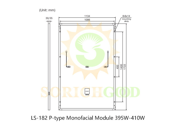 Residential And Commercial 395W Monocrystalline Silicon Panels