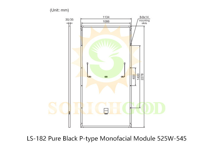 525W Powerful Stylish Monocrystalline Silicon Panels For Residential And Commercial