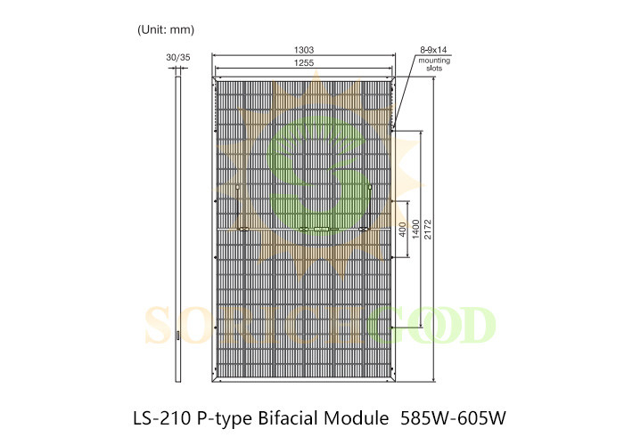 585W Monocrystalline Silicon Panels For Commercial And Utility Scale Projects