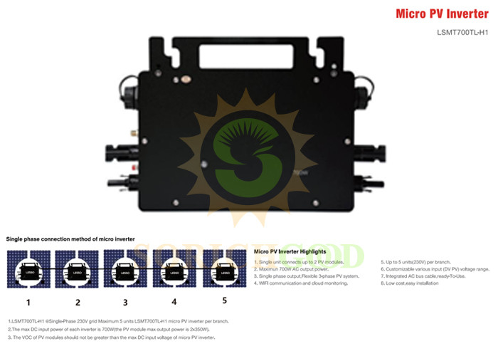 700W Microinverters Perfect Solution For Solar Installations
