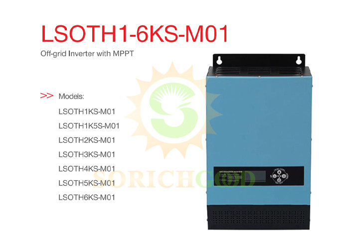 1000-6000W Adjustable Charging Current And Three Working Modes In LSOTH Off Grid Inverters
