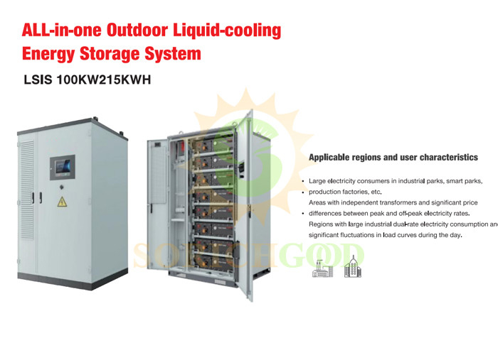 215kWh Industrial And Commercial Energy Solutions LSIS Lithium Battery Storage