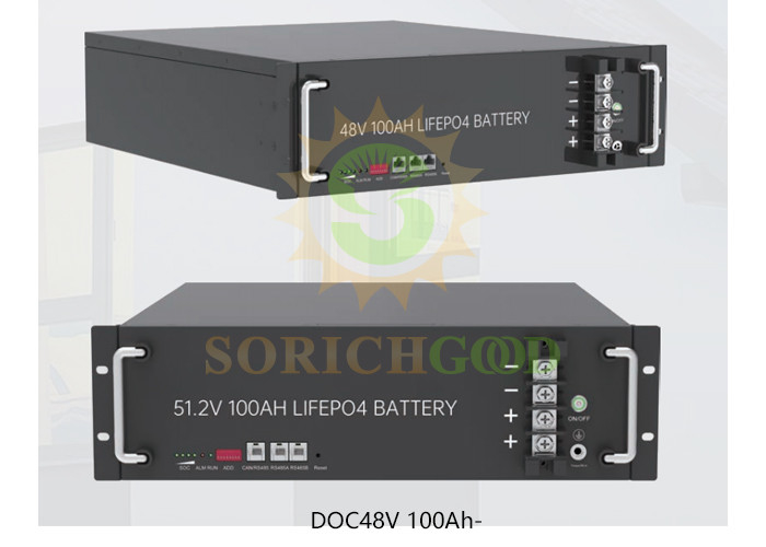 48V 100Ah Lithium Battery Storage For Residential And Commercial Solar Systems