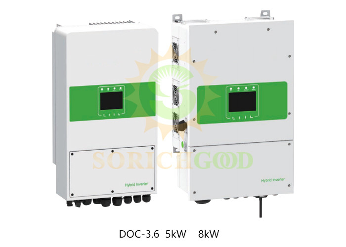 3600W 5000W 8000W LV Single Phase Hybrid Inverter 40-60V Battery IP65