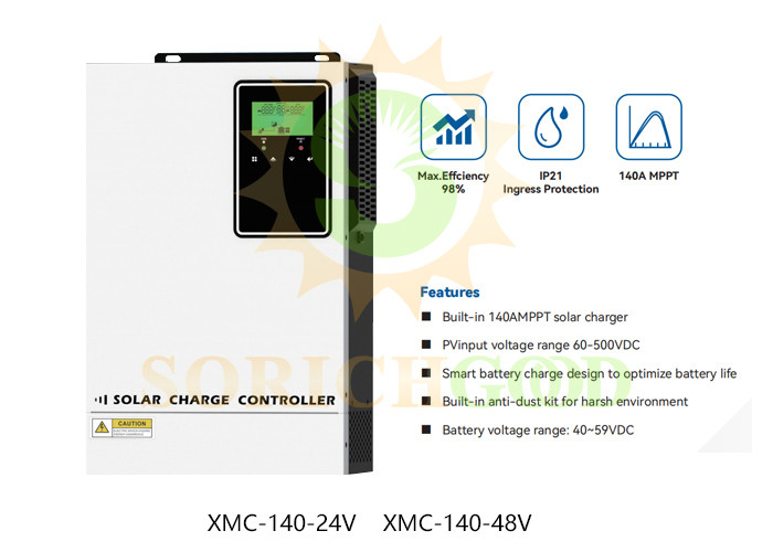 140A 60-500V High Power Input MPPT Solar Charge Controllers