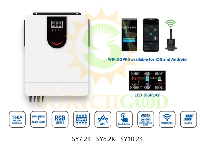 Residential Commercial And Industrial Hybrid Inverters 10200W 90-450V