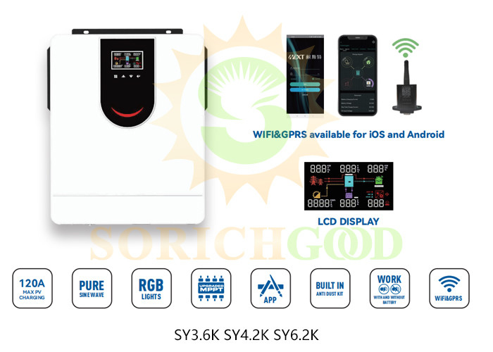 Seamless Integration Hybrid Inverters With Built In MPPT Solar Charge Controller