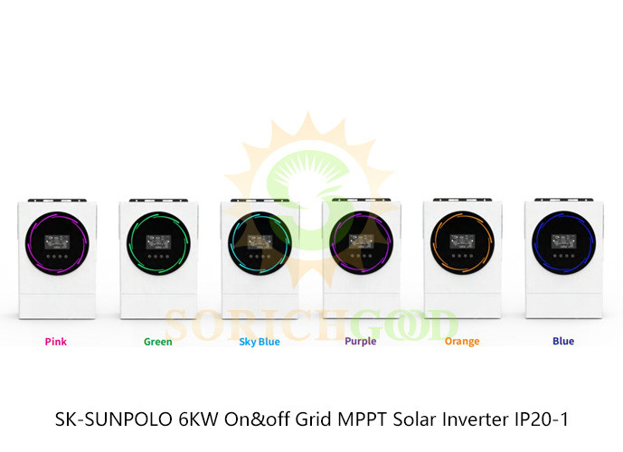 120A MPPT Solar Charge Controller Sunpolo 6KW Hybrid Inverter For Optimal Performance
