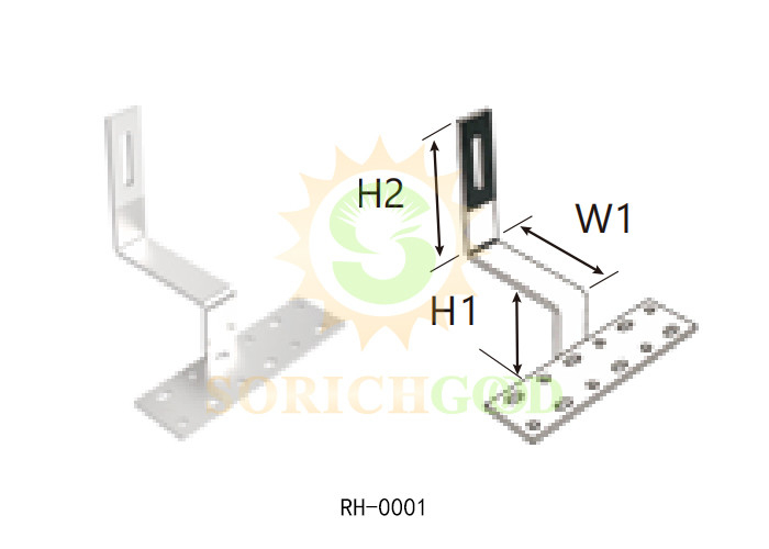 Commercial Residential Tile Roofs Aluminum Alloy Mounting Systems