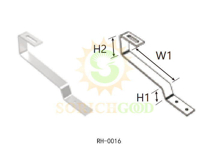 Commercial Residential Tile Roofs Aluminum Alloy Mounting Systems