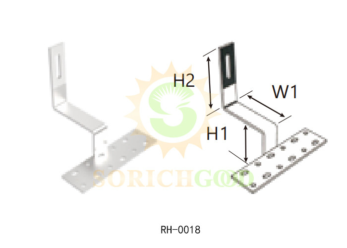 Commercial Residential Tile Roofs Aluminum Alloy Mounting Systems
