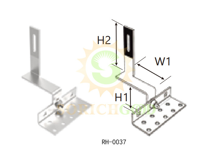 Commercial Residential Tile Roofs Aluminum Alloy Mounting Systems