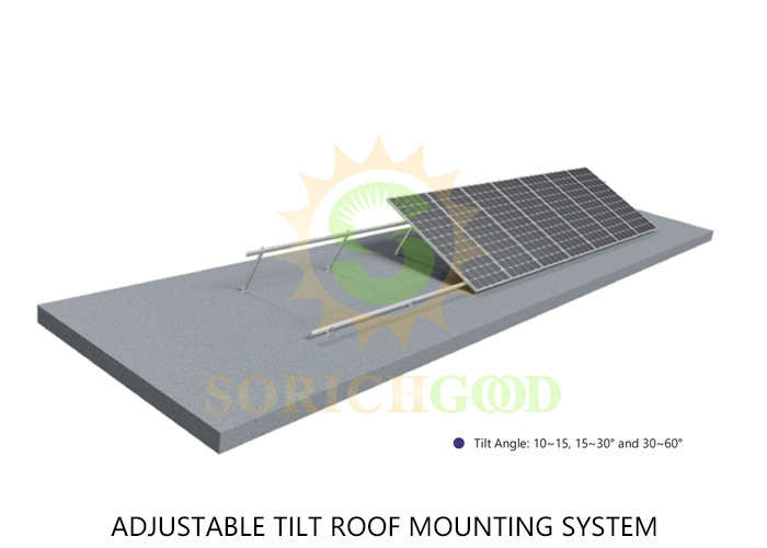 Anti Corrosion Aluminum Alloy Mounting Systems For Solar Panels