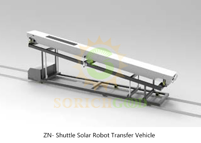 Intelligent Rail Type Solar Panel Cleaner For Flat Ground Rooftop Installations
